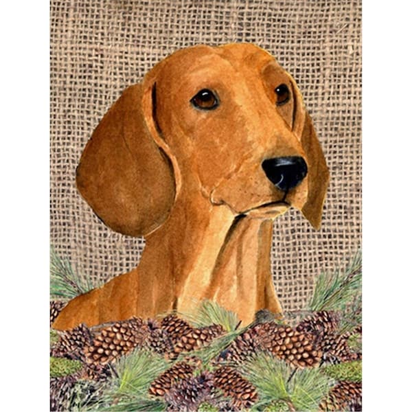 Carolines Treasures 28 x 40 in. Dachshund House Size Canvas Flag - SS4078CHF