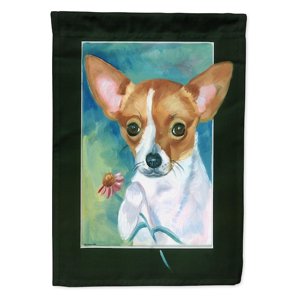 Patioplus Chihuahua & Daisy Flag Canvas House Size - PA3378779