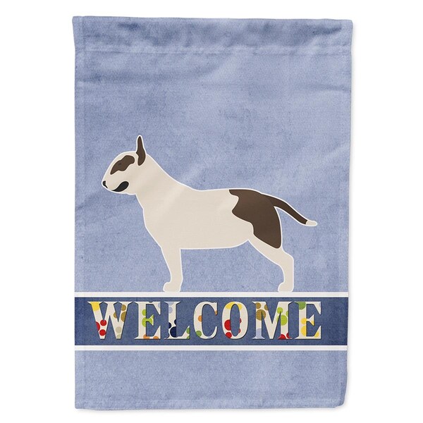 Patioplus Bull Terrier Welcome Flag Canvas House Size - PA3409312