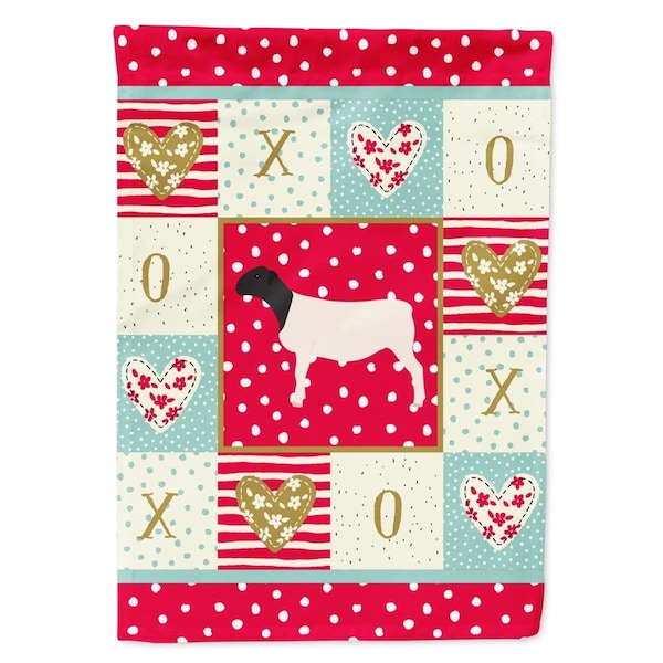 Carolines Treasures 11 x 0.01 x 15 in. Dorper Sheep Love Flag Garden Size - CK5405GF