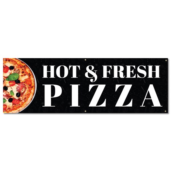Signmission Pizza, 24 Inch, Banner - B-72-30413