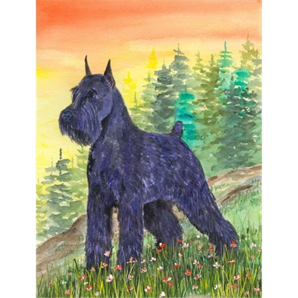Patioplus Schnauzer Flag - Garden Size; 11 x 15 in. - PA246532