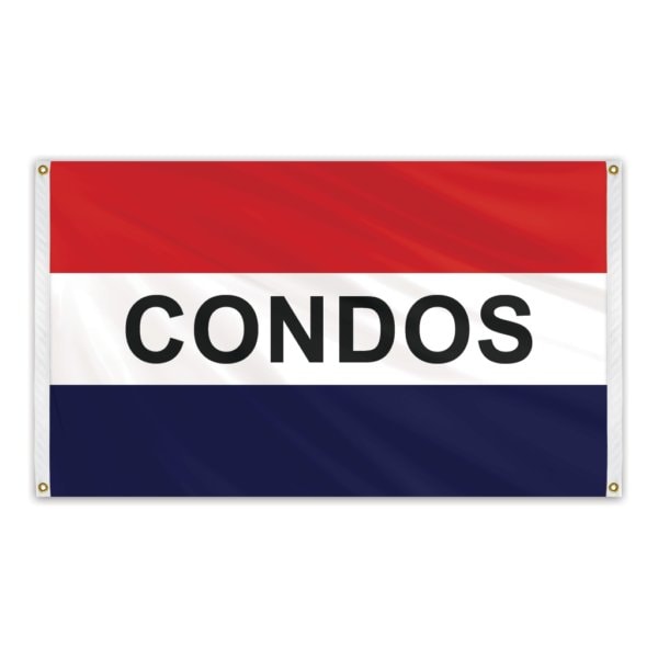 Global Flags Unlimited Condos Message Flag 3'x5' Banner Flag - 205118