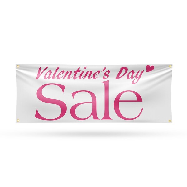 Signmission Valentines Day Sale, 18 Inch x 48 Inch, Vinyl Banner - B-30905