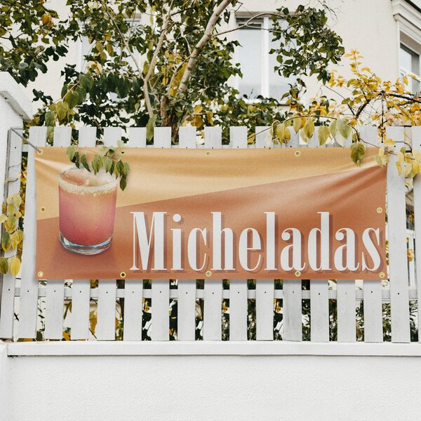 Signmission Micheladas, 48 Inch x 120 Inch, Vinyl Banner - B-120-30739
