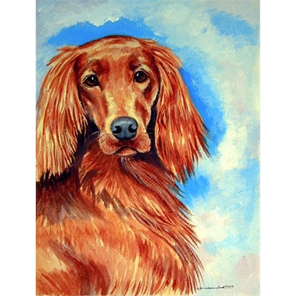 Patioplus 11 x 15 in. Irish Setter Flag Garden Size - PA245784