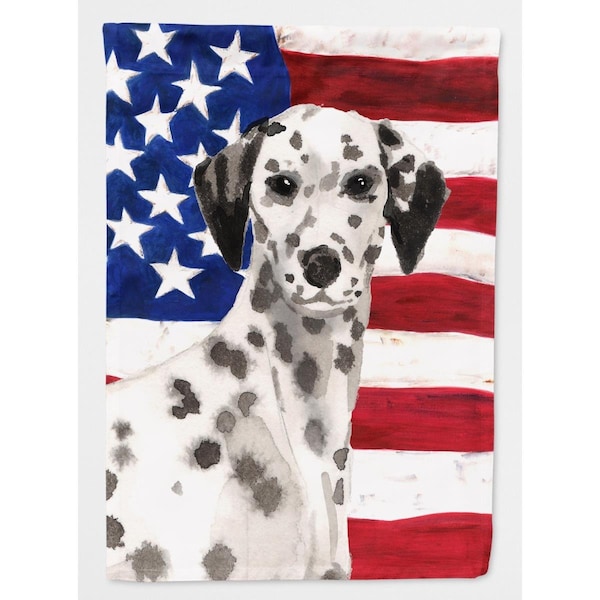 Patioplus Dalmatian Patriotic Flag Canvas House Size - PA2551714
