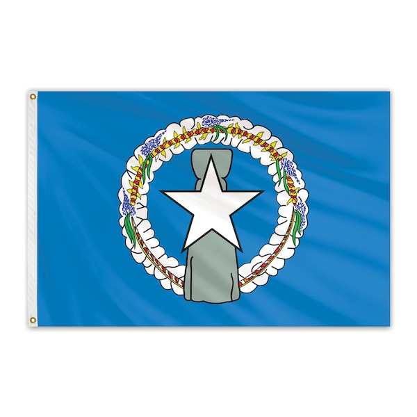 Global Flags Unlimited Northern Marianas Outdoor Nylon Flag 3'x5' - 200796