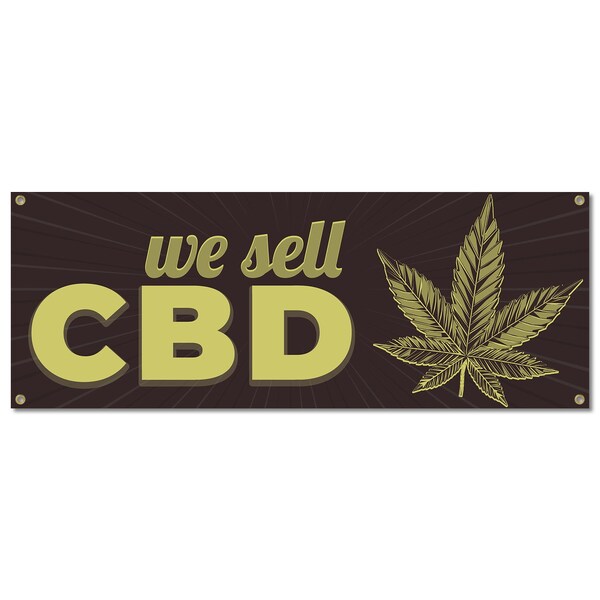 Signmission We Sell CDB, 18 Inch, Banner - B-30433