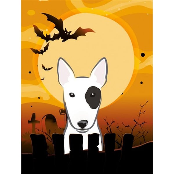 Patioplus Halloween Bull Terrier Flag Garden Size - PA255371