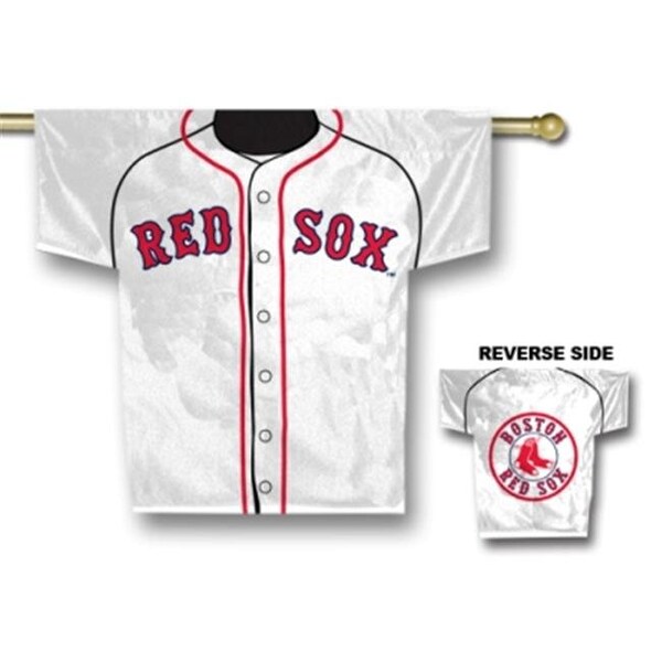Fremont Die Inc Fremont Die  63902B Jersey Banner 34in. x 30in. - 2-Sided- Boston Red Sox - 63902B