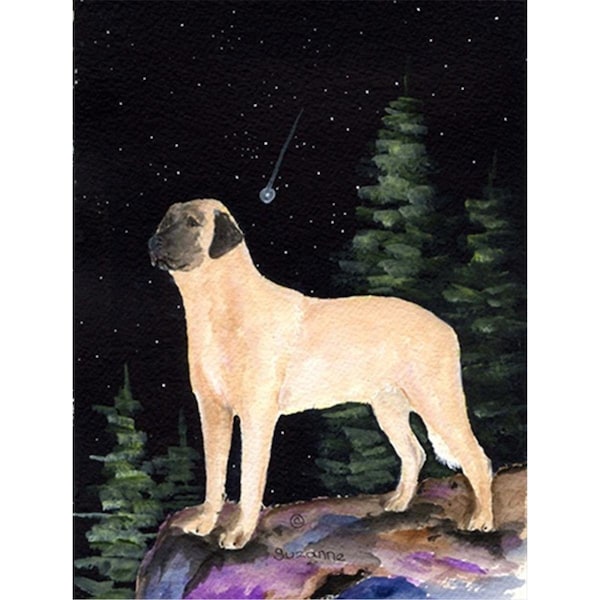 Patioplus Starry Night Anatolian Shepherd Canvas Flag - House Size, 28 x 40 in. - PA55183