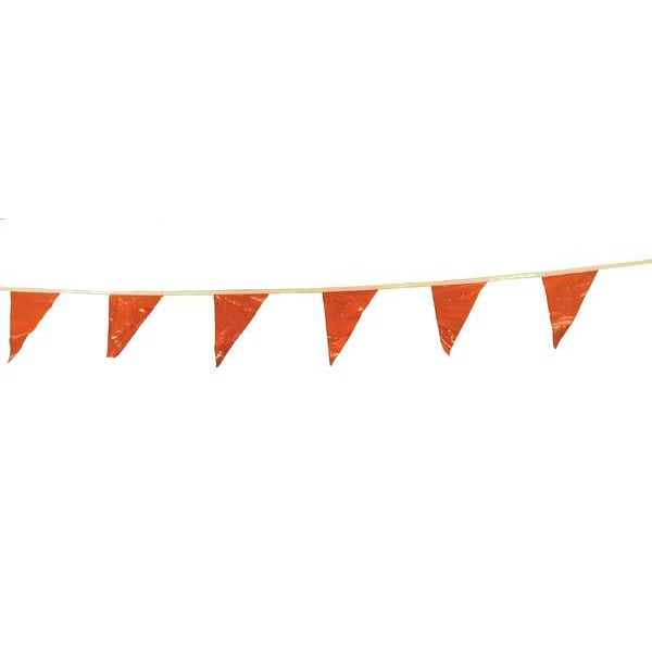 Cortina Safety Products PENNANT VINYL 100FT ORANGE - 03-402