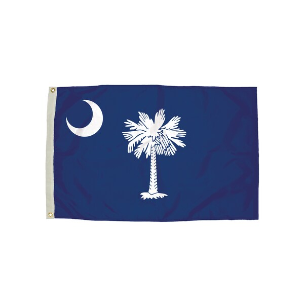Flagzone Durawavez Nylon Outdoor Flag, South Carolina, 3 Ft. x 5 Ft. - 2392051