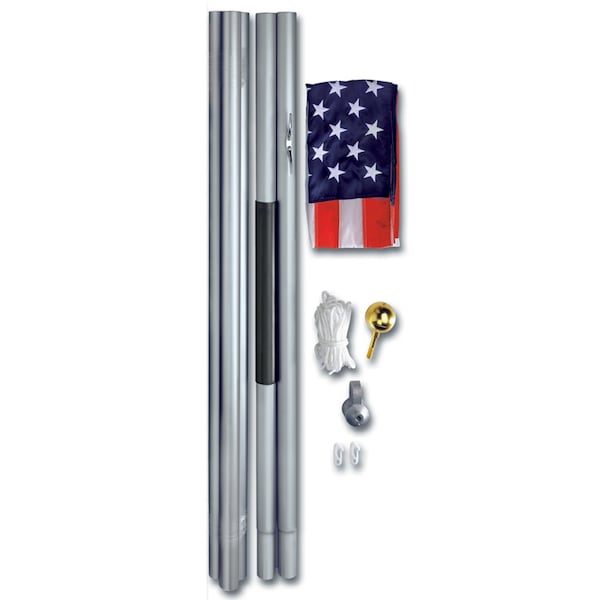 Valley Forge Valley Forge American Flag Kit 36 in. H X 60 in. W - AFP20F