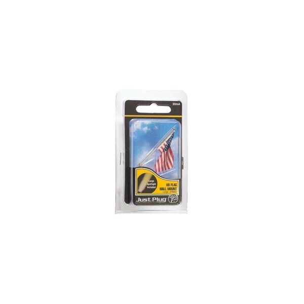 Woodland Scenics All Scales 1.03 in. Medium Wall Mount US Flag - WOO5954