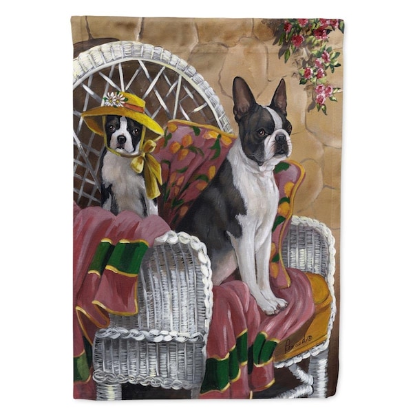 Carolines Treasures 11 x 0.01 x 15 in. Boston Terrier Patio Gems Garden Flag - PPP3036GF