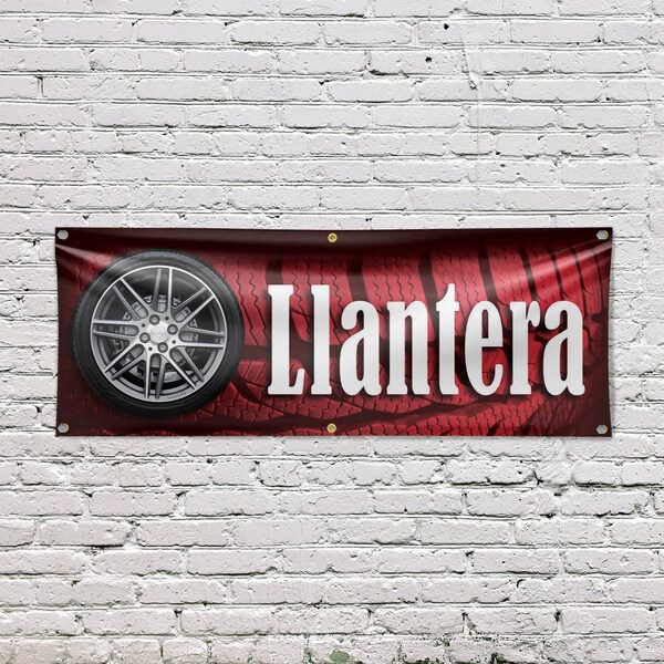 Signmission Llantera, 24 Inch x 72 Inch, Vinyl Banner - B-72-30727