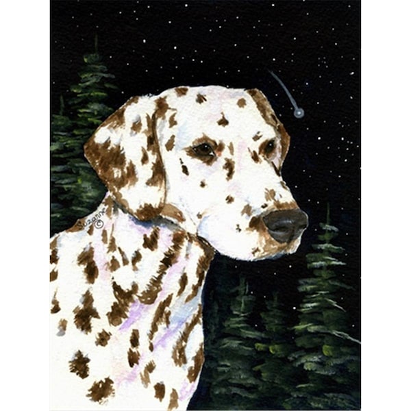Patioplus Starry Night Dalmatian Flag - Garden Size, 11 x 15 in. - PA631219