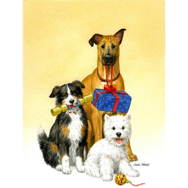 Patioplus Westie; German Shepherd And Aussie Flag Garden Size - PA259228