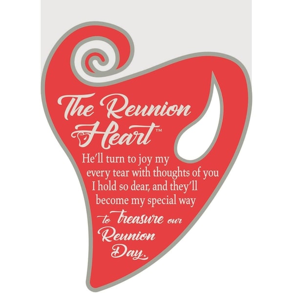 Dicksons 13 x 18 in Reunion Heart Outdoor Garden Flag with Its Teardrop Heart Shape - FLAG2035