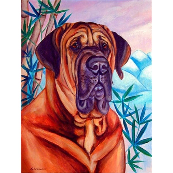 Carolines Treasures Tosa Inu Canvas Flag - House Size- 28 x 40 in. - 7116CHF