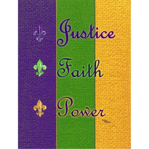 Carolines Treasures 28 x 40 In. Mardi Gras Flag Canvas- House Size - 8374CHF