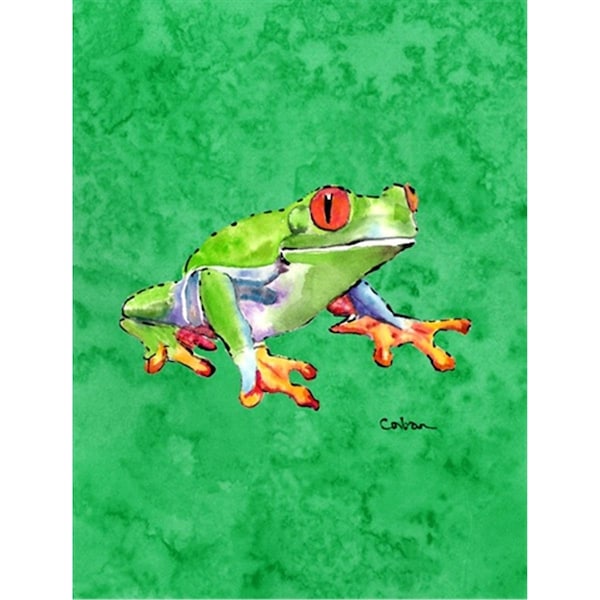 Patioplus Frog Canvas Flag - House Size, 28 x 40 in. - PA2554516