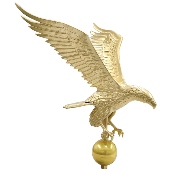 Global Flags Unlimited Flying Eagle Ornament 16"x18" Gold - 205104