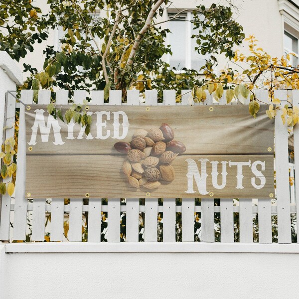 Signmission Mixed Nuts, 48 Inch x 120 Inch, Vinyl Banner - B-120-30741