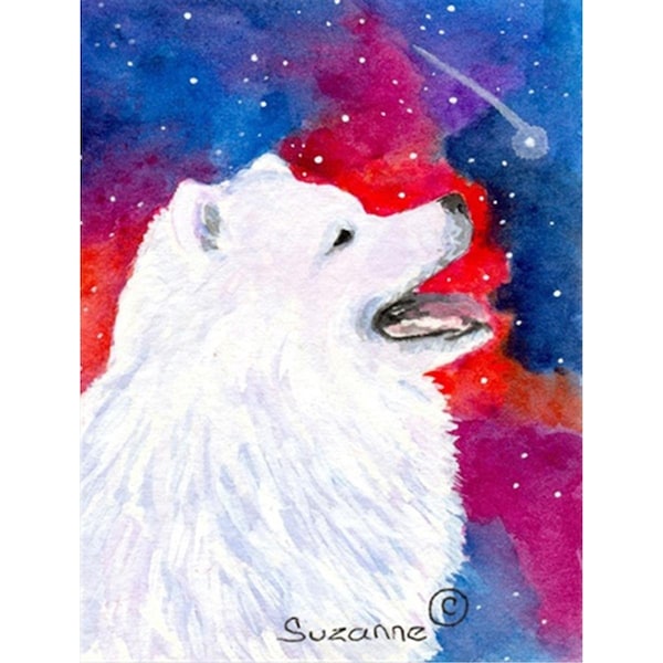 Carolines Treasures 11 x 15 in. Samoyed Garden Size Flag - SS8752GF