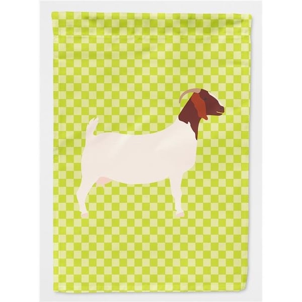 Carolines Treasures Carolines Treasures BB7712CHF Boer Goat Green Flag Canvas House - BB7712CHF