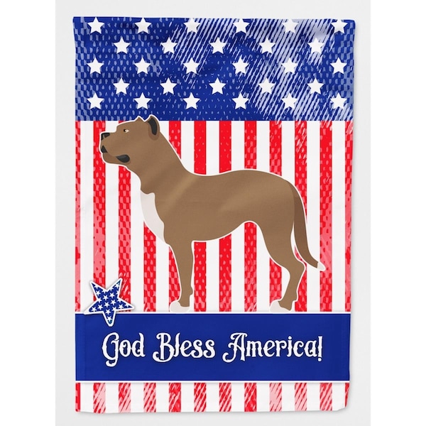 Carolines Treasures Perro de Presa Canario American Canvas House Flag - BB8420CHF