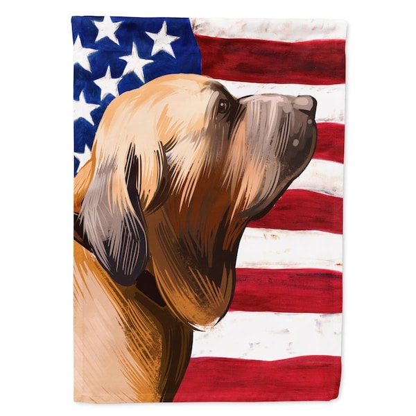 Carolines Treasures Fila Brasileiro Dog American Garden Flag - 11 x 0.01 x 15 in. - CK6522GF