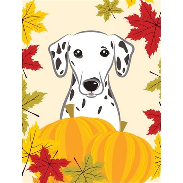 Patioplus Dalmatian Thanksgiving Flag Garden - PA253868