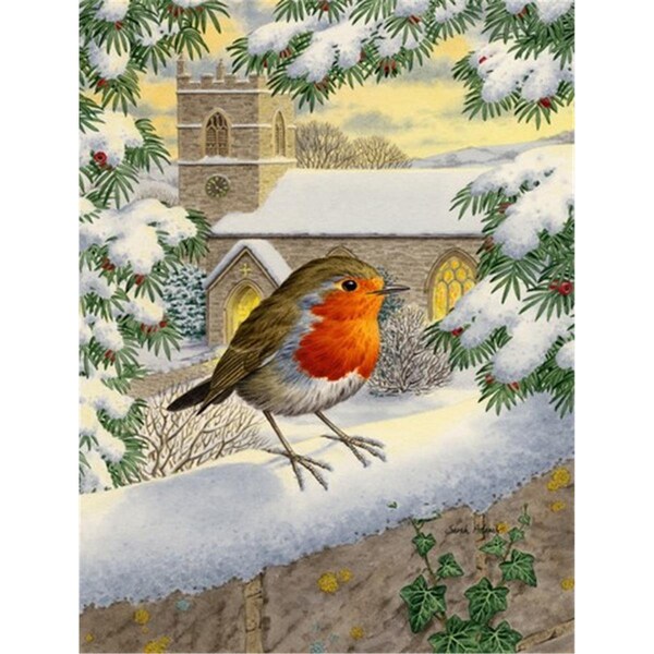 Patioplus European Robin Waiting Flag Garden Size - PA252353