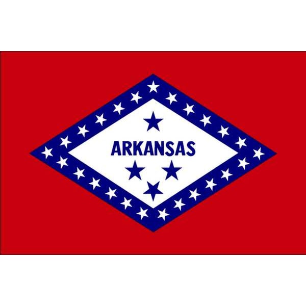 Annin Flagmakers Arkansas State Flag, 3x5 Ft - 140360