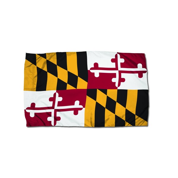 Flagzone Durawavez Nylon Outdoor Flag w/Heading + Grommets, Maryland, 3ft x 5ft - 2192051