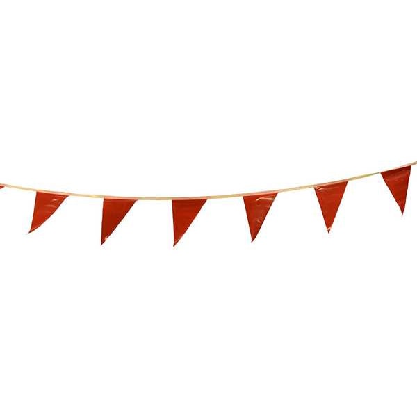 Cortina Safety Products PENNANT VINYL 100FT RED - 03-400