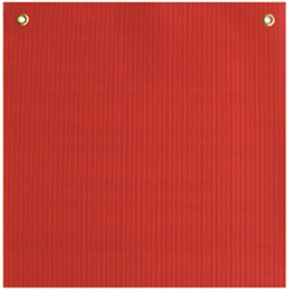 Ancra & Sline Safety Flag Heavy Duty Red 18 x 18 in - 4989312