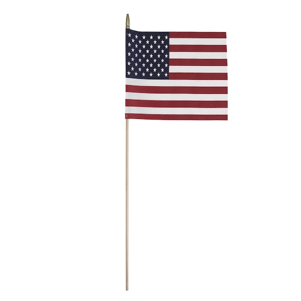 Valley Forge Valley Forge American Stick Flag 8 in. H X 12 in. W - USE8D
