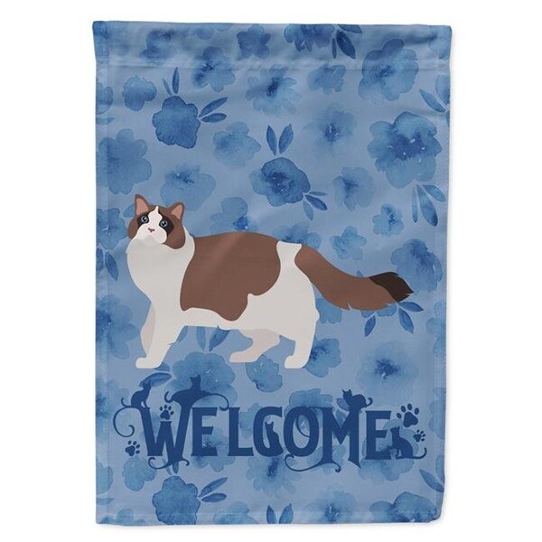 Carolines Treasures Carolines Treasures CK4960GF 11 x 0.01 x 15 in. Ragdoll No.3 Cat Welcome Flag Garden Size - CK4960GF