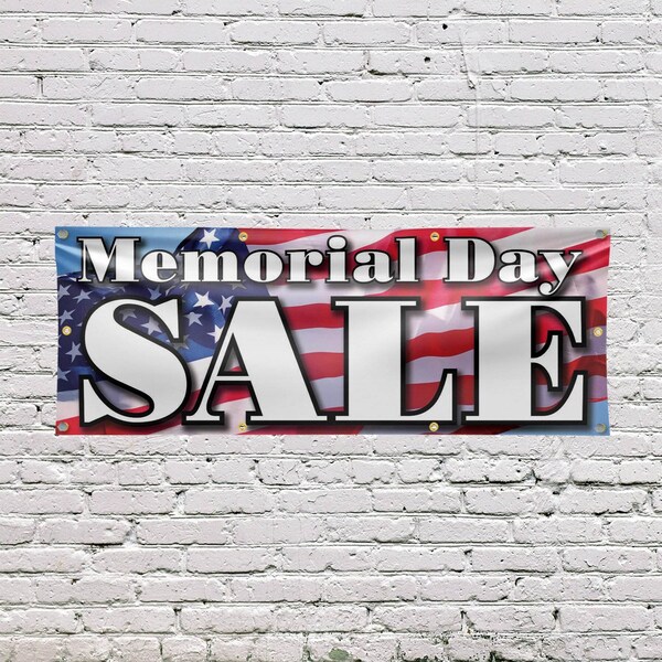Signmission Memorial Day Sale, 36 Inch x 96 Inch, Vinyl Banner - B-96-30736