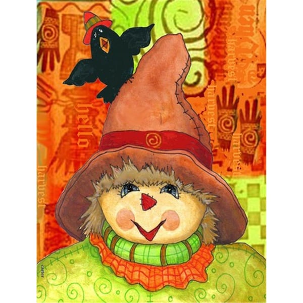 Patioplus Harvey And The Scarecrow Fall Flag Garden Size - PA252635