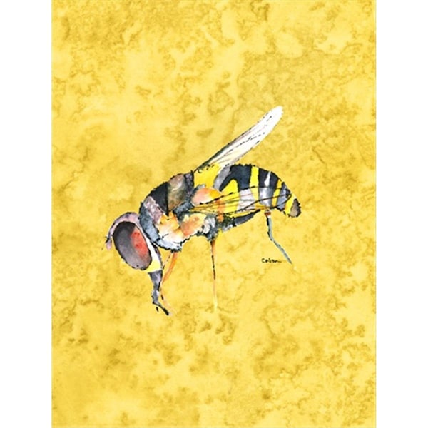 Patioplus 11 x 15 In. Bee On Yellow Flag, Garden Size - PA55239