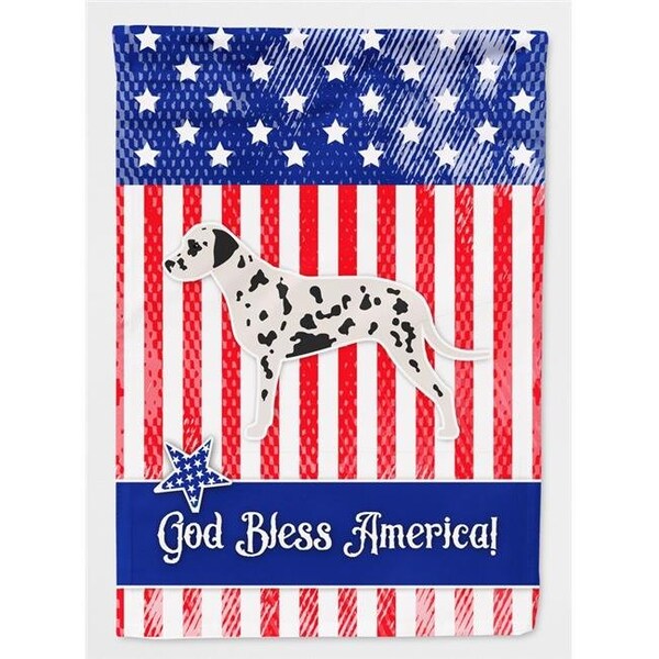 Carolines Treasures Carolines Treasures BB3283GF USA Patriotic Dalmatian Flag Garden Size - BB3283GF