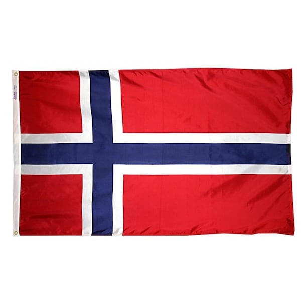 Ss Collectibles 3 ft. x 5 ft. Nyl-Glo Norway Flag - SS4617