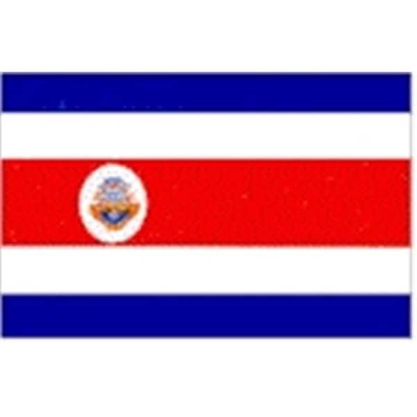 Annin Flagmakers Annin Flagmakers 191838 4 ft. X 6 ft. Nyl-Glo Costa Rica Flag - 191838