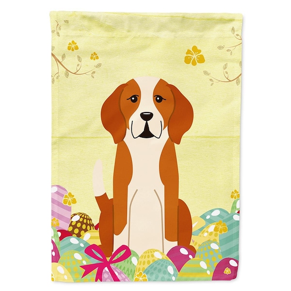 Carolines Treasures Easter Eggs English Foxhound Flag Canvas House Size - BB6110CHF