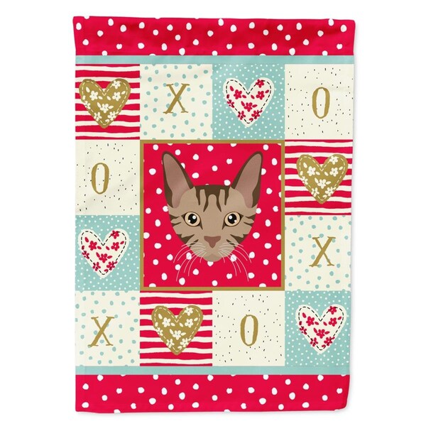 Carolines Treasures 28 x 0.01 x 40 in. Sokoke Cat Flag Canvas House Size - CK5168CHF